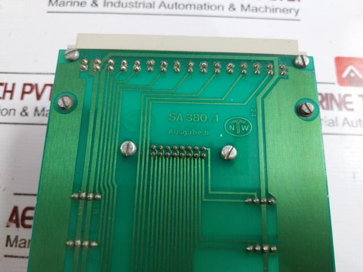 Noris A1-81 Norimos 1000 Pcb Rack Panel / Output B Sa 387/1