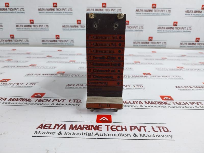 Noris A1-81 Pcb Rack Panel Ausgabe/ Output B Sa 387/1 19038