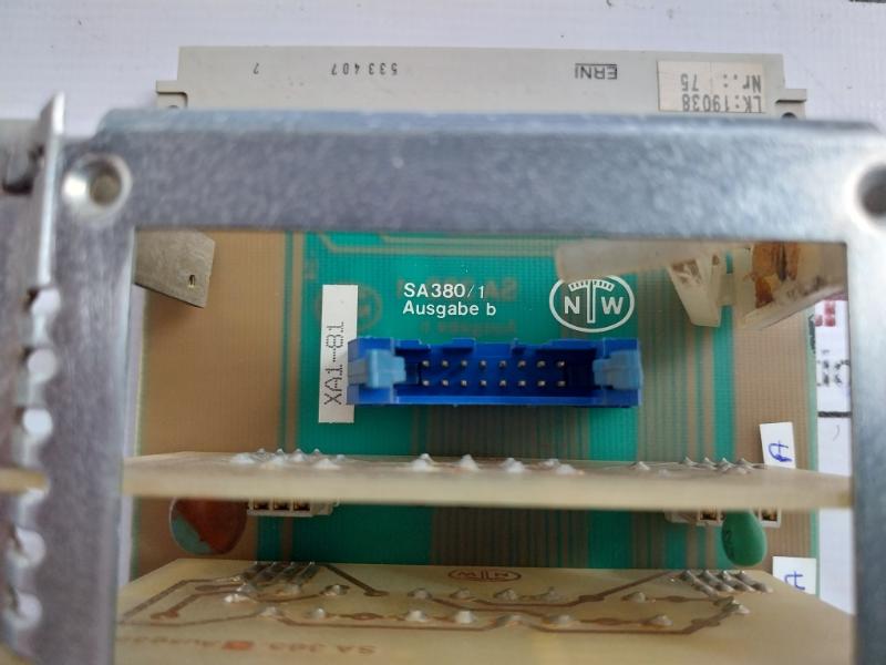 Noris A1-81 Pcb Rack Panel Ausgabe/ Output B Sa 387/1 19038