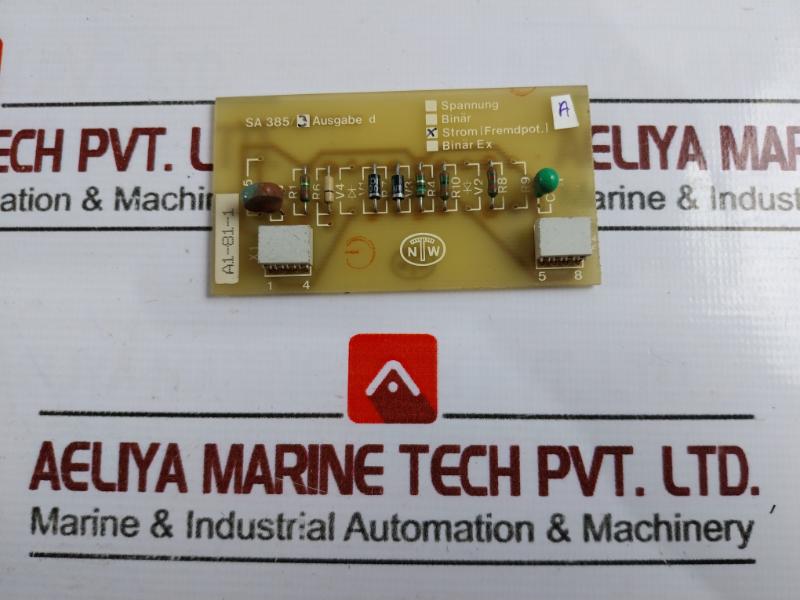 Noris A1-81 Pcb Rack Panel Ausgabe/ Output B Sa 387/1 19038