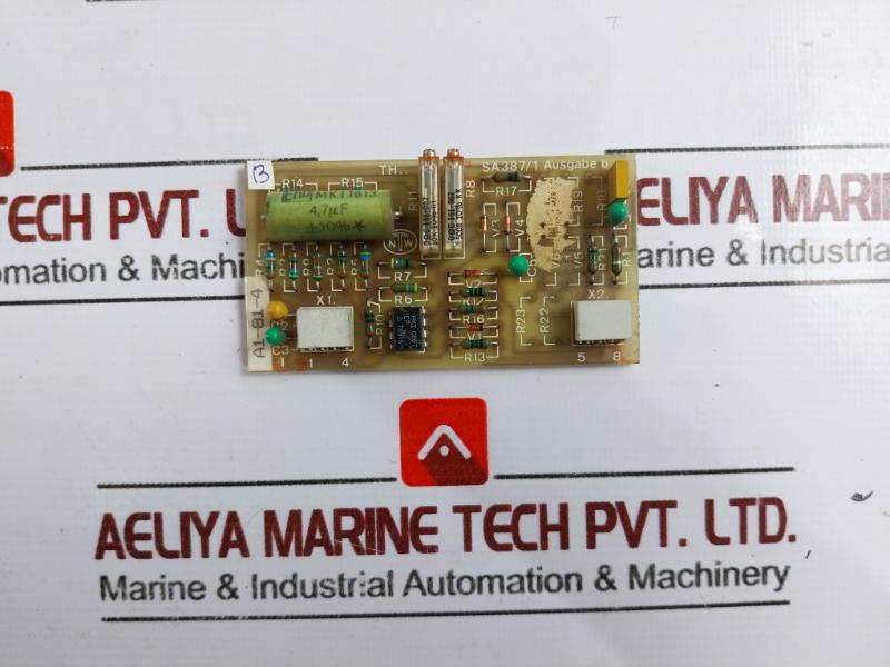 Noris A1-81 Pcb Rack Panel Ausgabe/ Output B Sa 387/1 19038