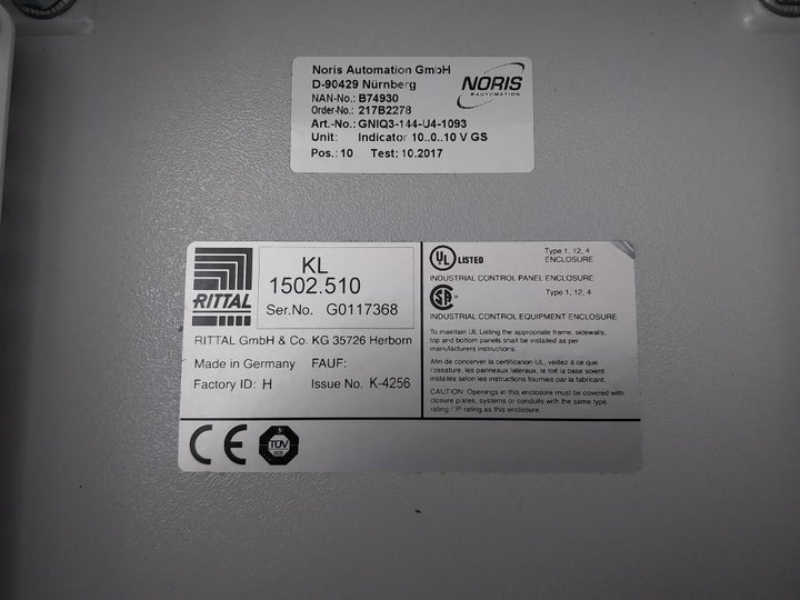 Noris Automation -25 To 70˚C Analog Indicator Gniq3-144-u4-1093