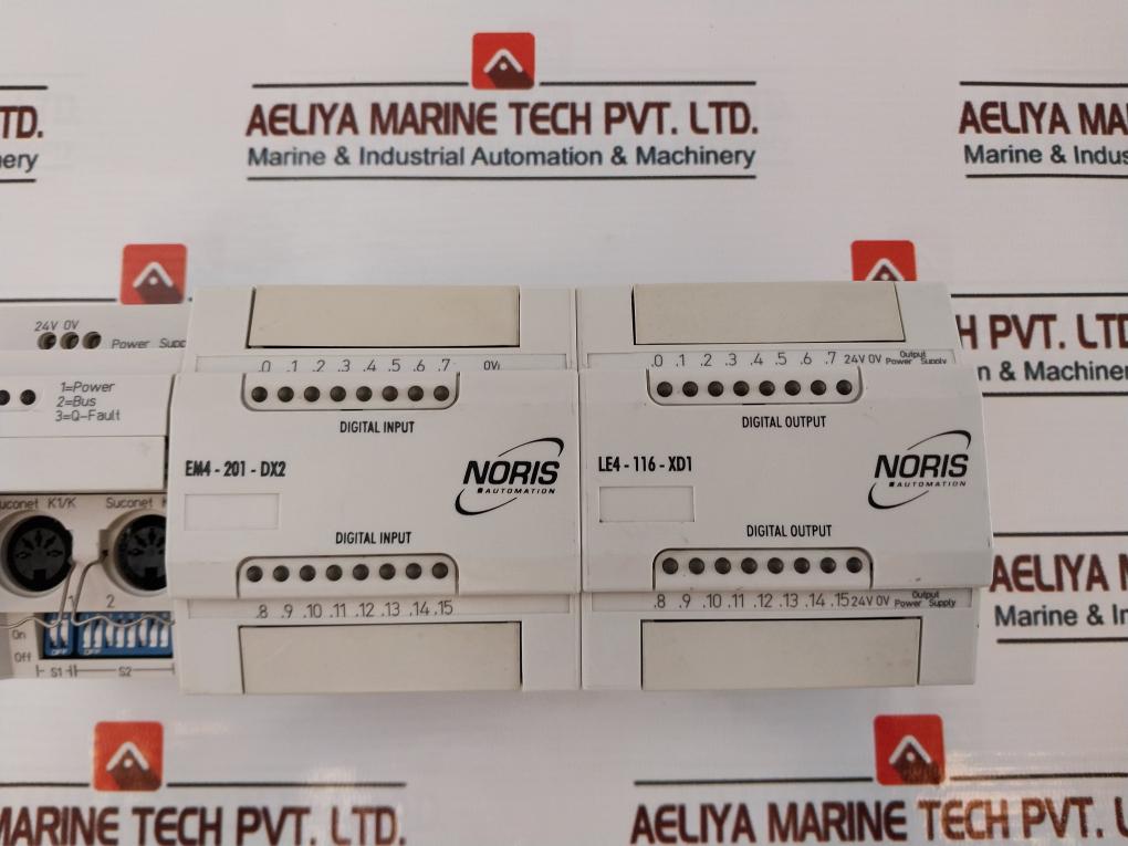 Noris Automation Moeller EM4-201-DX2 LE4-116-XD1 Digital Input / Output Module