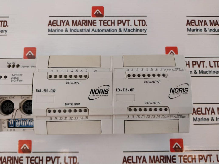 Noris Automation Moeller EM4-201-DX2 LE4-116-XD1 Digital Input / Output Module