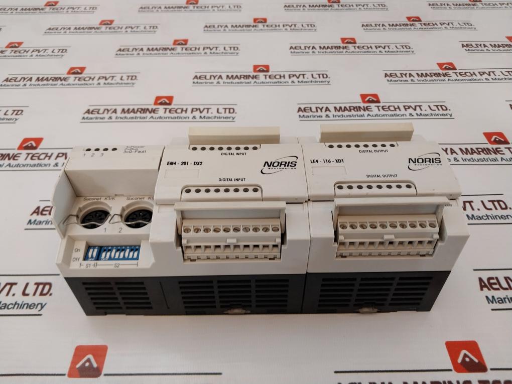 Noris Automation Moeller EM4-201-DX2 LE4-116-XD1 Digital Input / Output Module