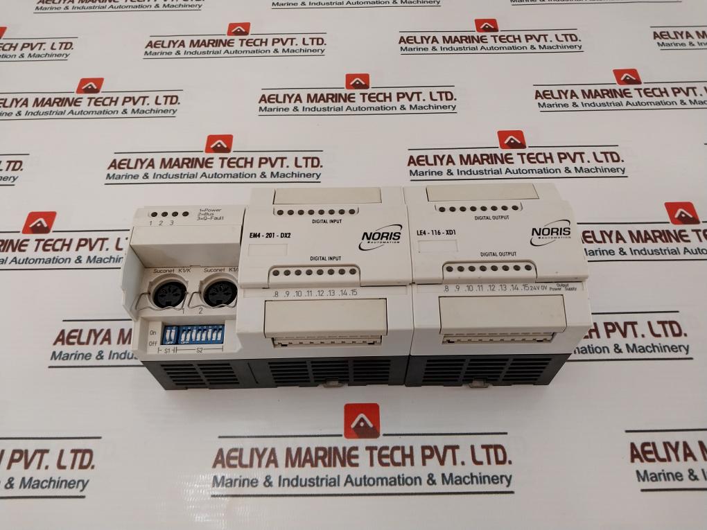 Noris Automation Moeller EM4-201-DX2 LE4-116-XD1 Digital Input / Output Module