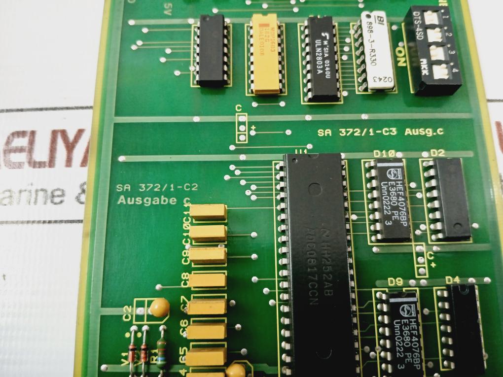 Noris Marine Sa 372/1 Printed Circuit Board Card Sa372-1g