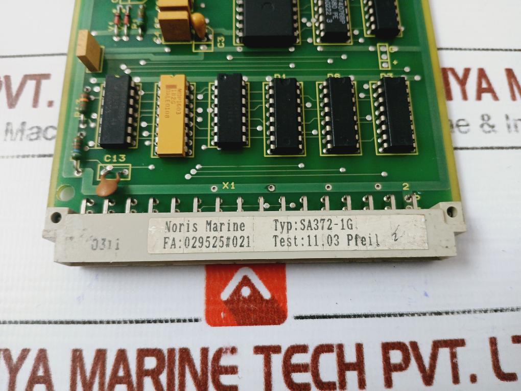 Noris Marine Sa 372/1 Printed Circuit Board Card Sa372-1g
