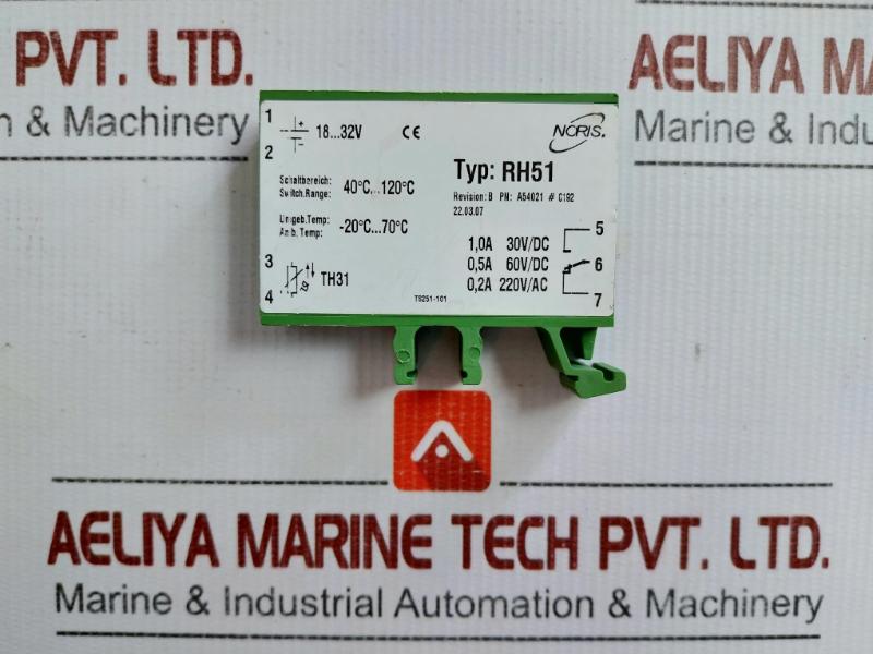 Noris Limit Value Switch For Temperature Rh51 18-32V