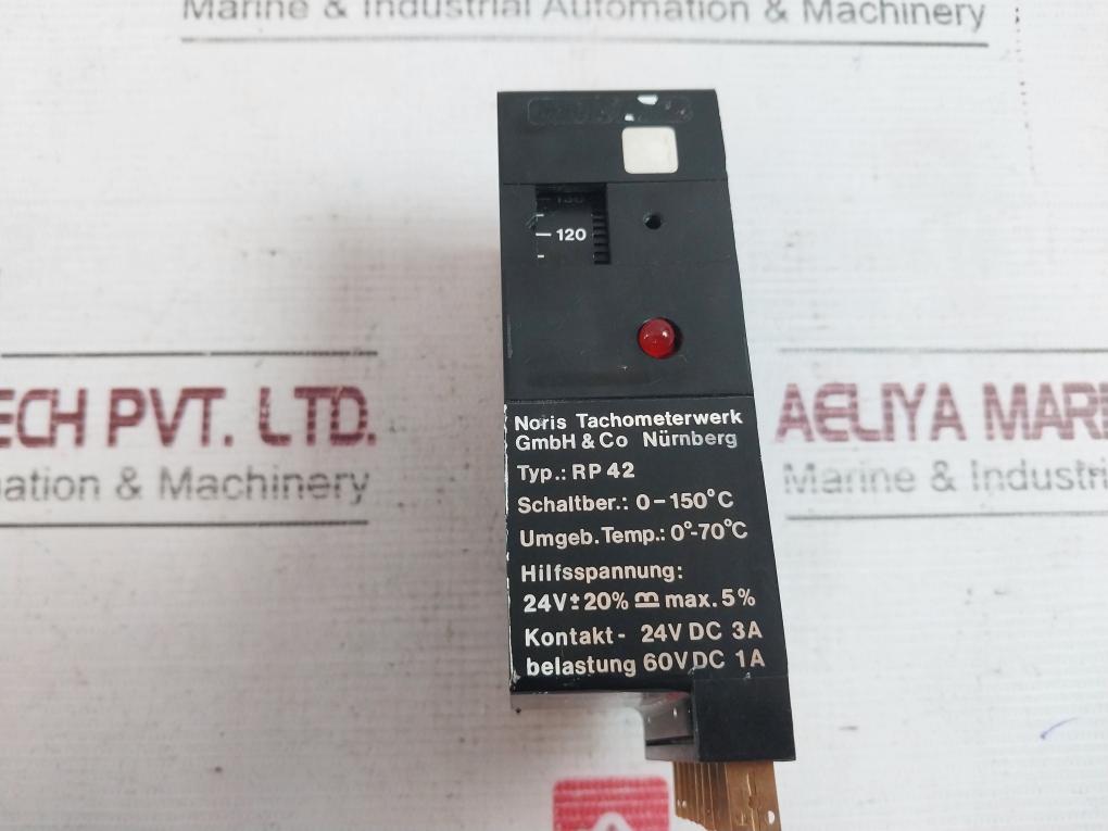 Noris Rp42 Limit Value Switch 60Vdc 1A 24Vdc 3A 4V 5Ma Pt 1000°-70°C