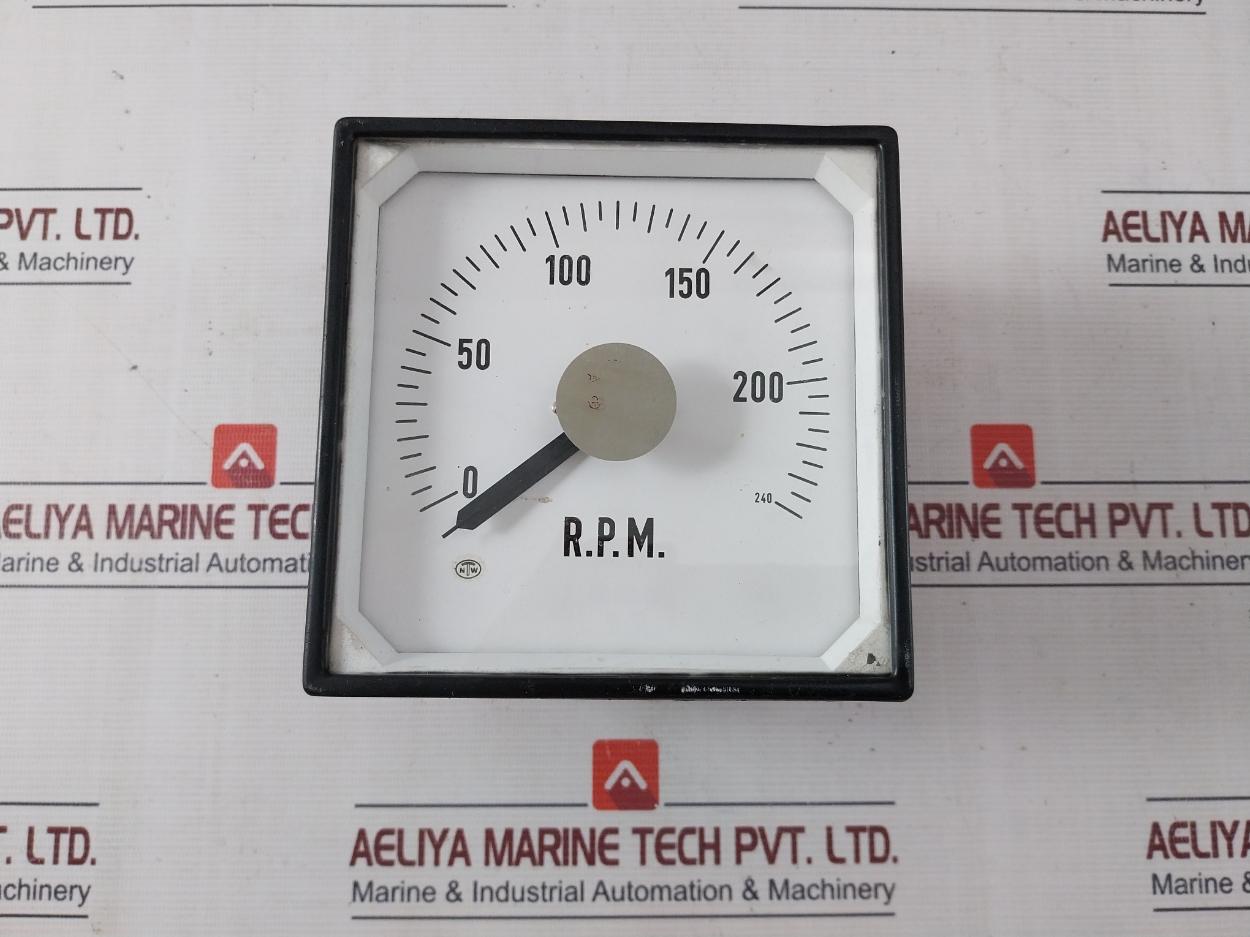 Noris Rq144 Rpm Meter 0=4/240=20 Ma