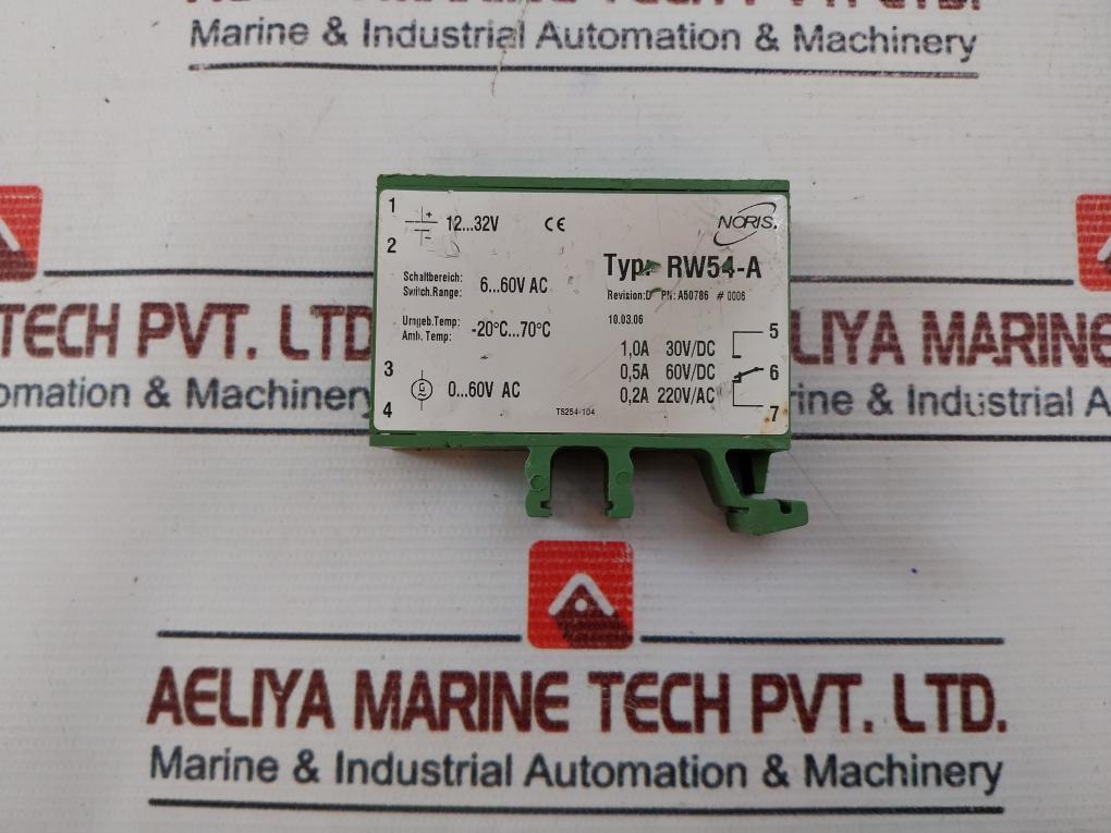 Noris Rw54-a Limit-value Switch Revision D