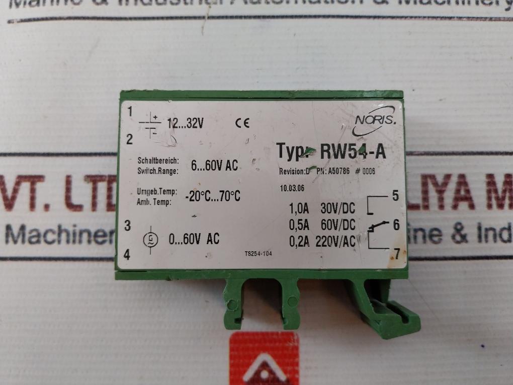 Noris Rw54-a Limit-value Switch Revision D