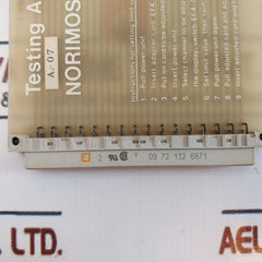 Noris Sa394-1g Norimos 1000 Testing Adapter Limit Switch A-07