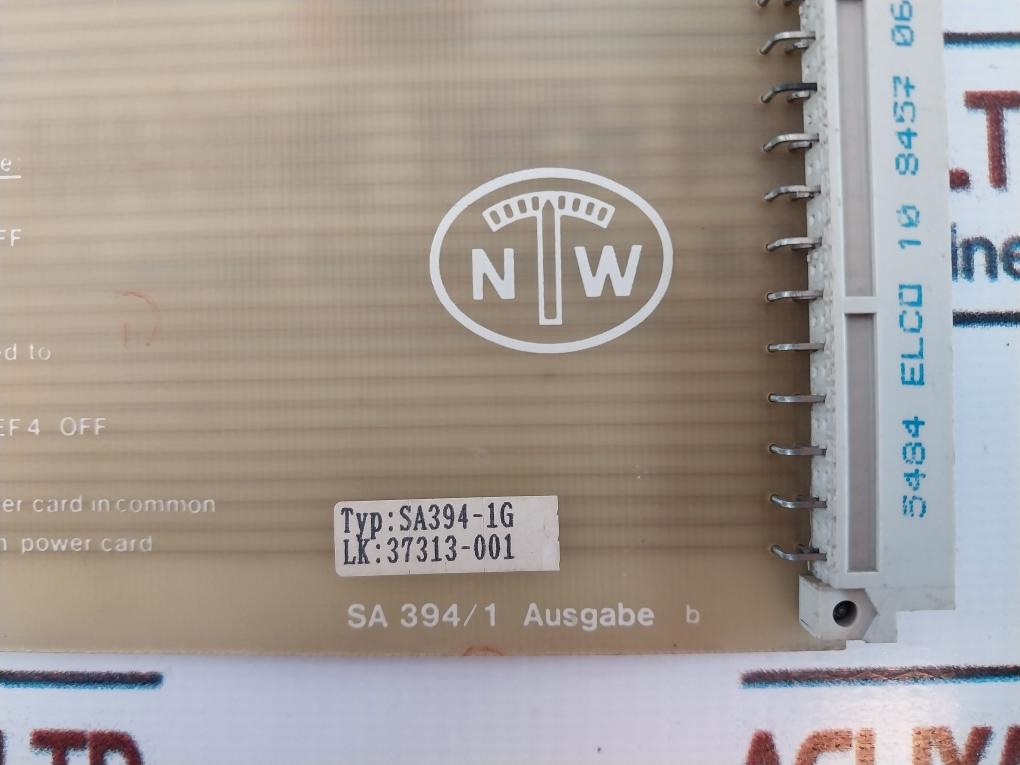 Noris Sa394-1g Norimos 1000 Testing Adapter Limit Switch A-07