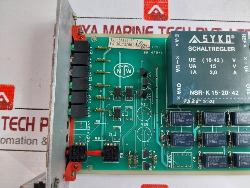 Noris Sa479-3G Printed Circuit Board (Pcb) Fa:36173/001 L1108 Sa 479-1