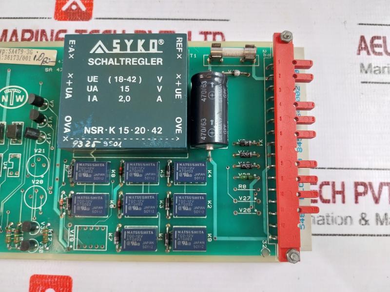 Noris Sa479-3G Printed Circuit Board (Pcb) Fa:36173/001 L1108 Sa 479-1