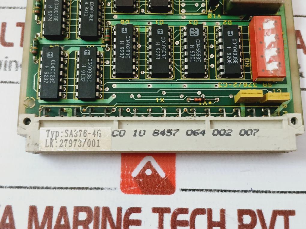 Noris Tacho Sa376-4g Printed Circuit Board Card Lk 27973/001