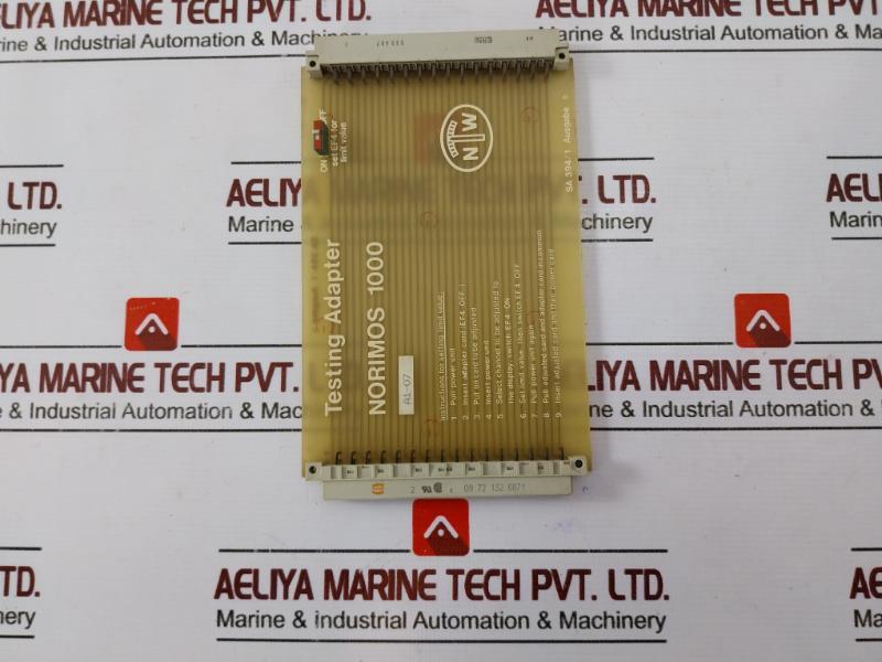 Noris Tacho Sa 394/1 Testing Adapter Norimos 1000 A1-07