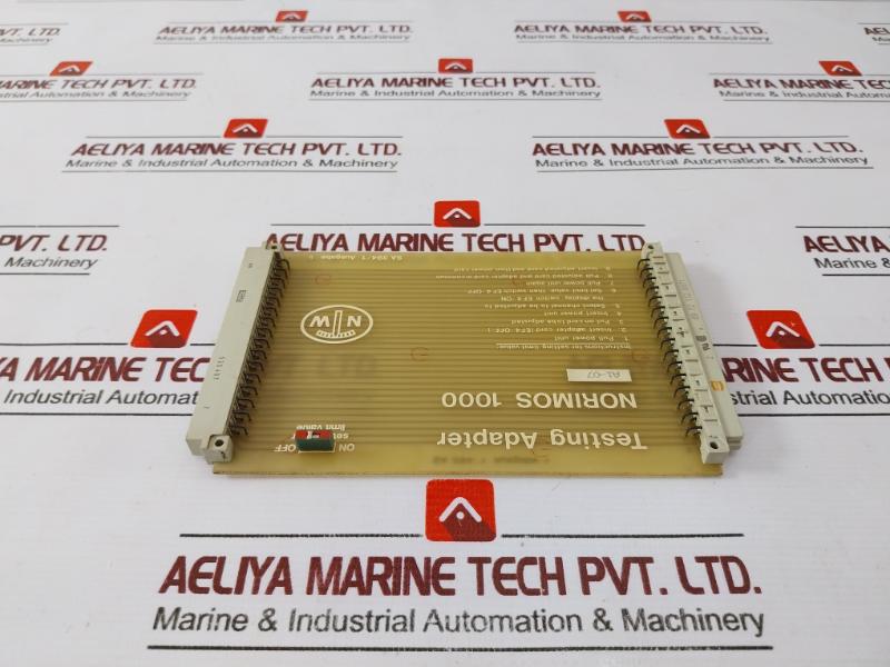 Noris Tacho Sa 394/1 Testing Adapter Norimos 1000 A1-07