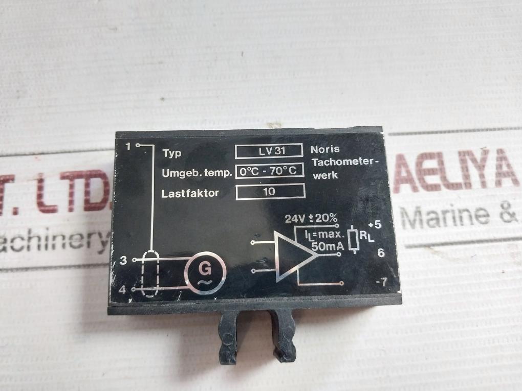 Noris Tachometer-werk Lv31 Measuring Transducer Series 3