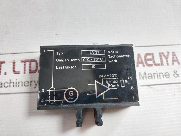 Noris Tachometer-werk Lv31 Measuring Transducer Series 3