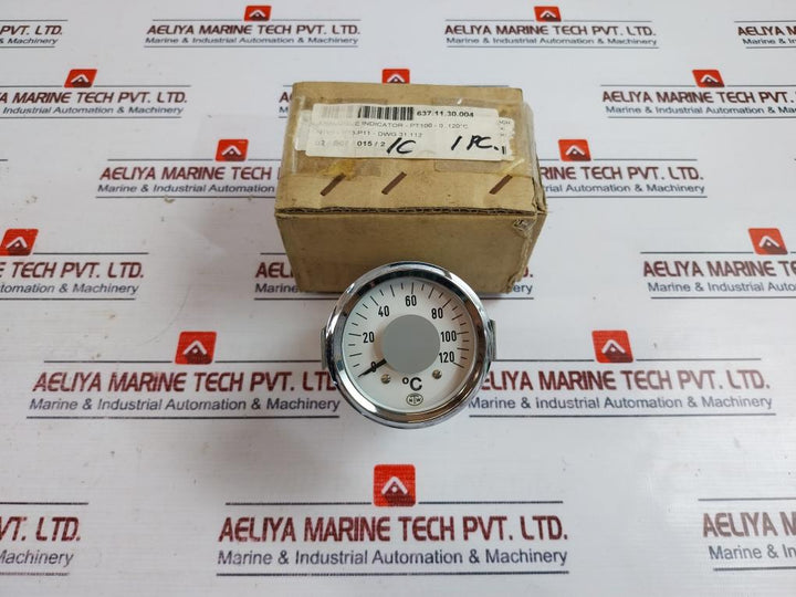 Noris Tachometerwerk R60-p11 Electronic Analog Temperature Indicator 0…120°C