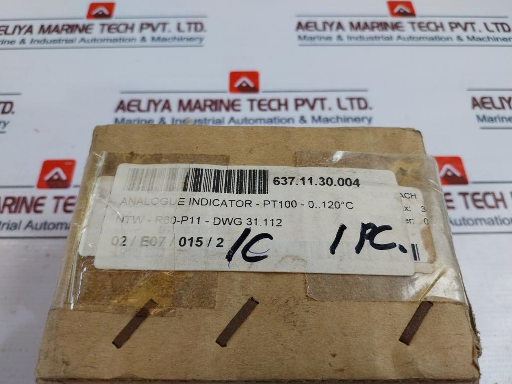 Noris Tachometerwerk R60-p11 Electronic Analog Temperature Indicator 0…120°c