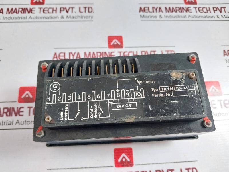 Noris Tachometerwerk Tk114/126.13 Relay Tk 114 24V