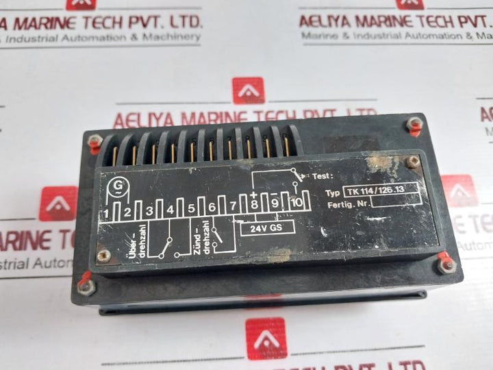 Noris Tachometerwerk Tk114/126.13 Relay Tk 114 24V