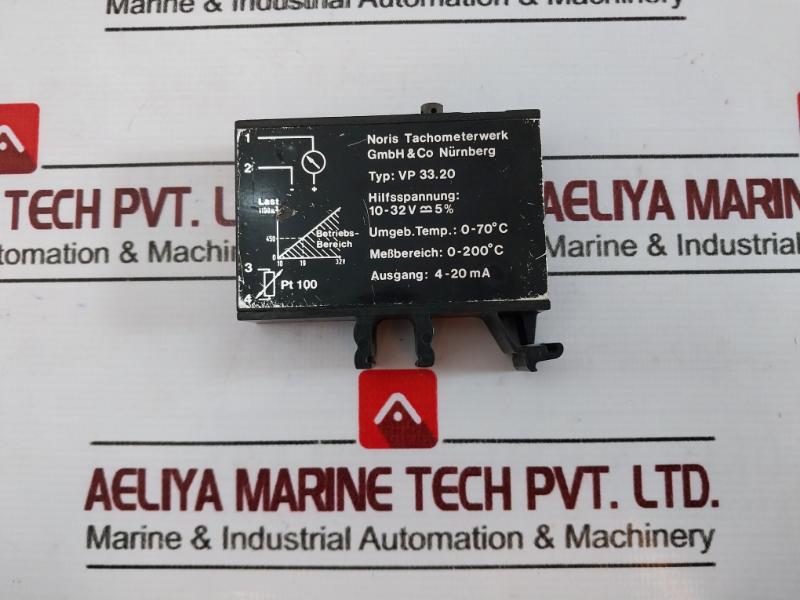 Noris Tachometerwerk Vp 33.20 Temperature Transmitter 4-20ma