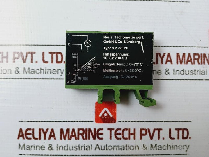 Noris Tachometerwerk Vp 33.20 Transducer 10-32v 4-20ma