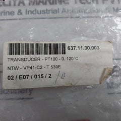 NORIS TACHOMETERWERK VP 41.C2 Limit Value Switch Transducer-pt100-0…120?c