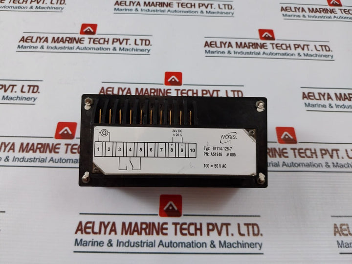 Noris Tk114-126-7 Tachometer Relay Limit Value Switch Tk 114 24V Dc
