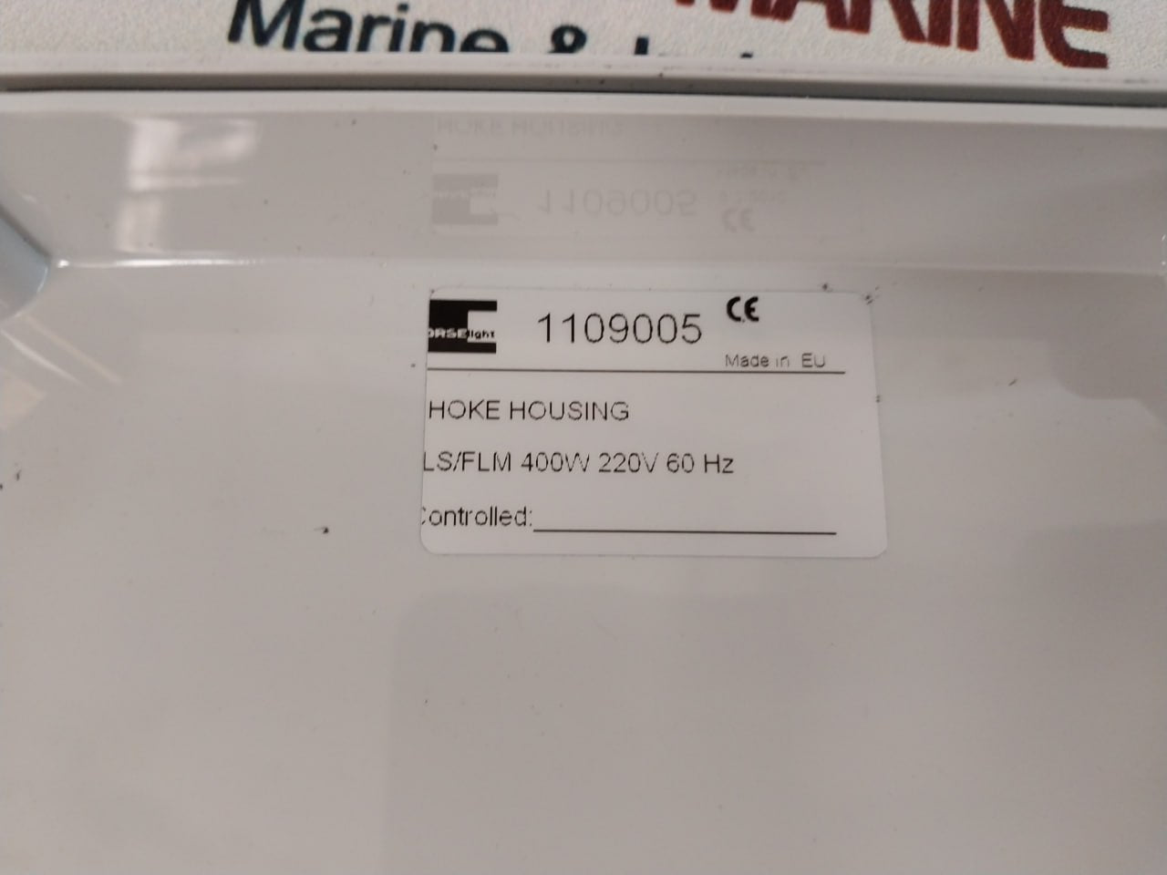 Norselight 1109005 Choke Housing For Hs/Hi Lamps 250V 50/60Hz 41053