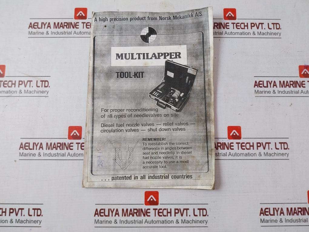 Norsk Mekanikk B-11.203 Multilapper Tool-kit Din 894