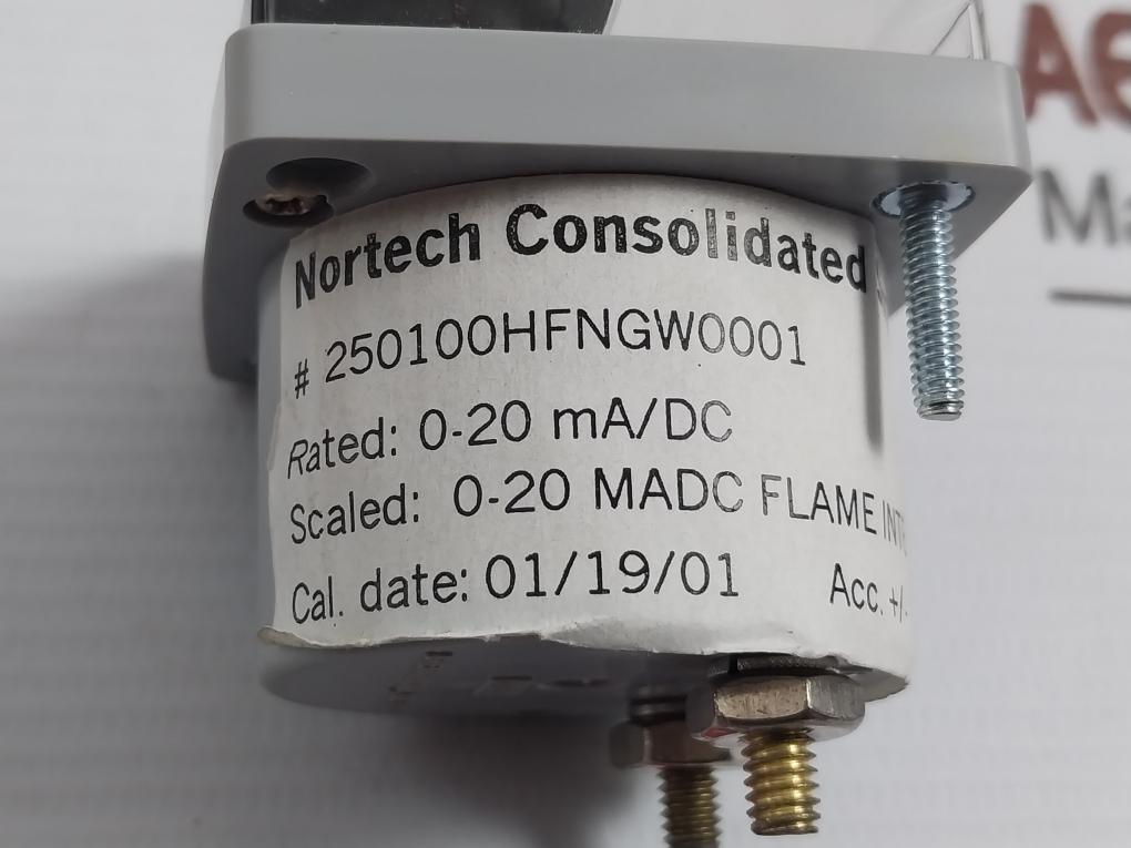 Nortech 250100Hfngw0001 Flame Intensity Meter 0-20 Ma/Dc