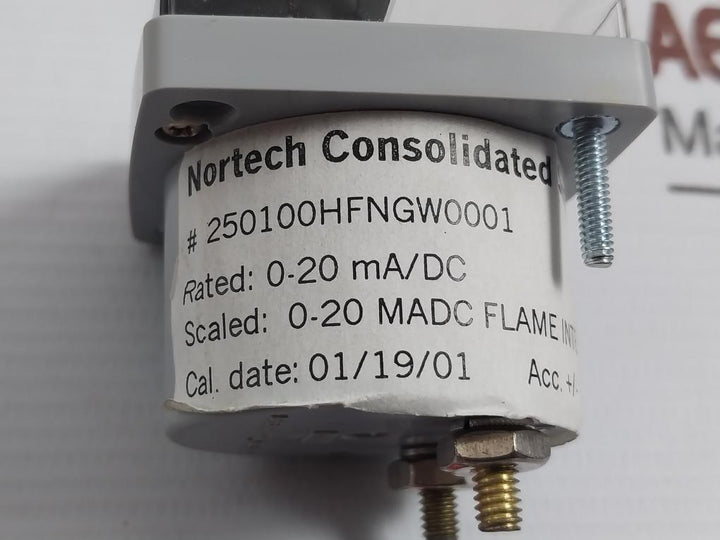 Nortech 250100Hfngw0001 Flame Intensity Meter 0-20 Ma/Dc