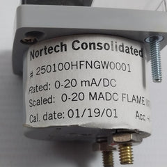 Nortech 250100Hfngw0001 Flame Intensity Meter 0-20 Ma/Dc