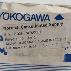 Nortech 250100Hfngw0001 Flame Intensity Meter 0-20 Ma/Dc