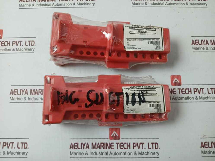 North Bs02R Ball Valve Lockout Polypropylene New