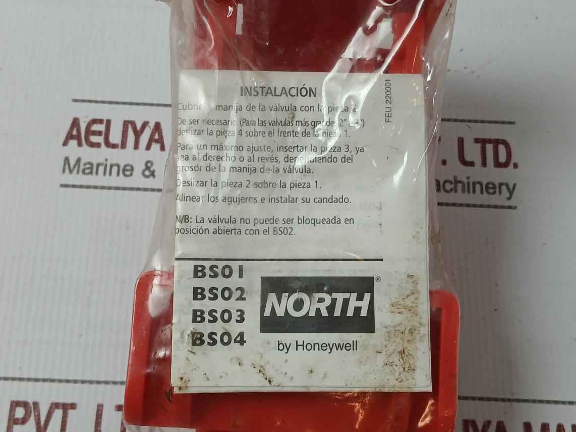 North Bs02R Ball Valve Lockout Polypropylene New