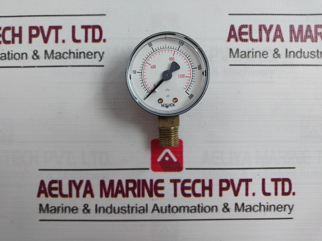 Noshok 0-200 Psi Pressure Gauge Spares For Mooring System