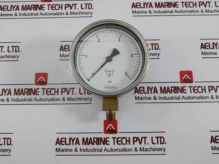 Noshok 0-5 Psi Pressure Gauge