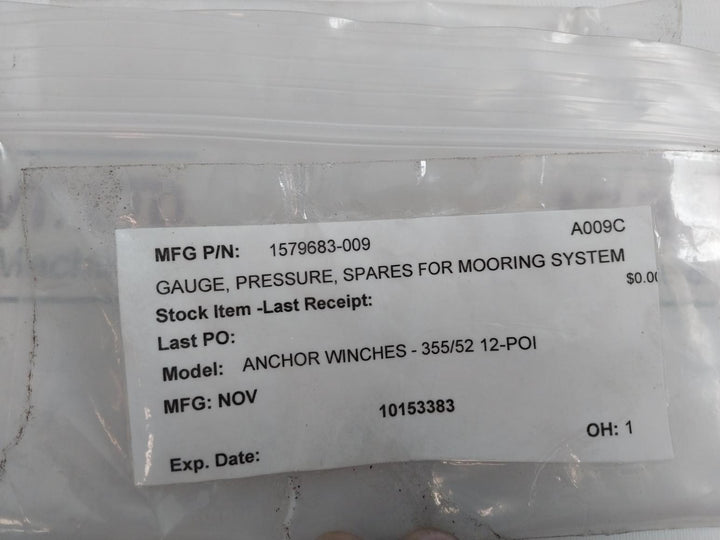 Noshok 0 To 200 Psi Pressure Gauge Part No 1579683-009