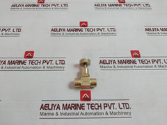 Noshok 102 Ffb 1/4" Npt Female-female Brass Hard Seat Mini Needle Valve