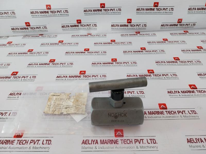 Noshok 406-ffc Connection Size Standard Needle Valve 10000 Psi200 F 33210201-01