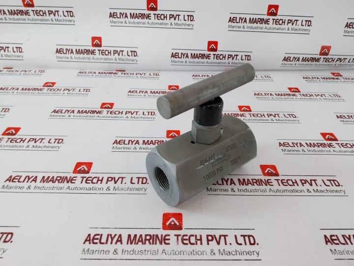 Noshok 406-ffc Connection Size Standard Needle Valve 10000 Psi200 F 33210201-01