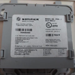 Notifier FRM-1 Relay Control Module (Max Temp 120°F)