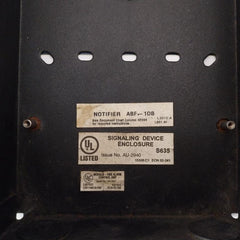 Notifier Lcd-80Pca Fire Alarm Annuncitor Rev: F